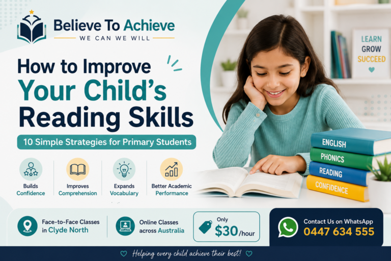 How to Improve Your Child’s Reading Skills: 10 Simple Strategies for Primary Students
